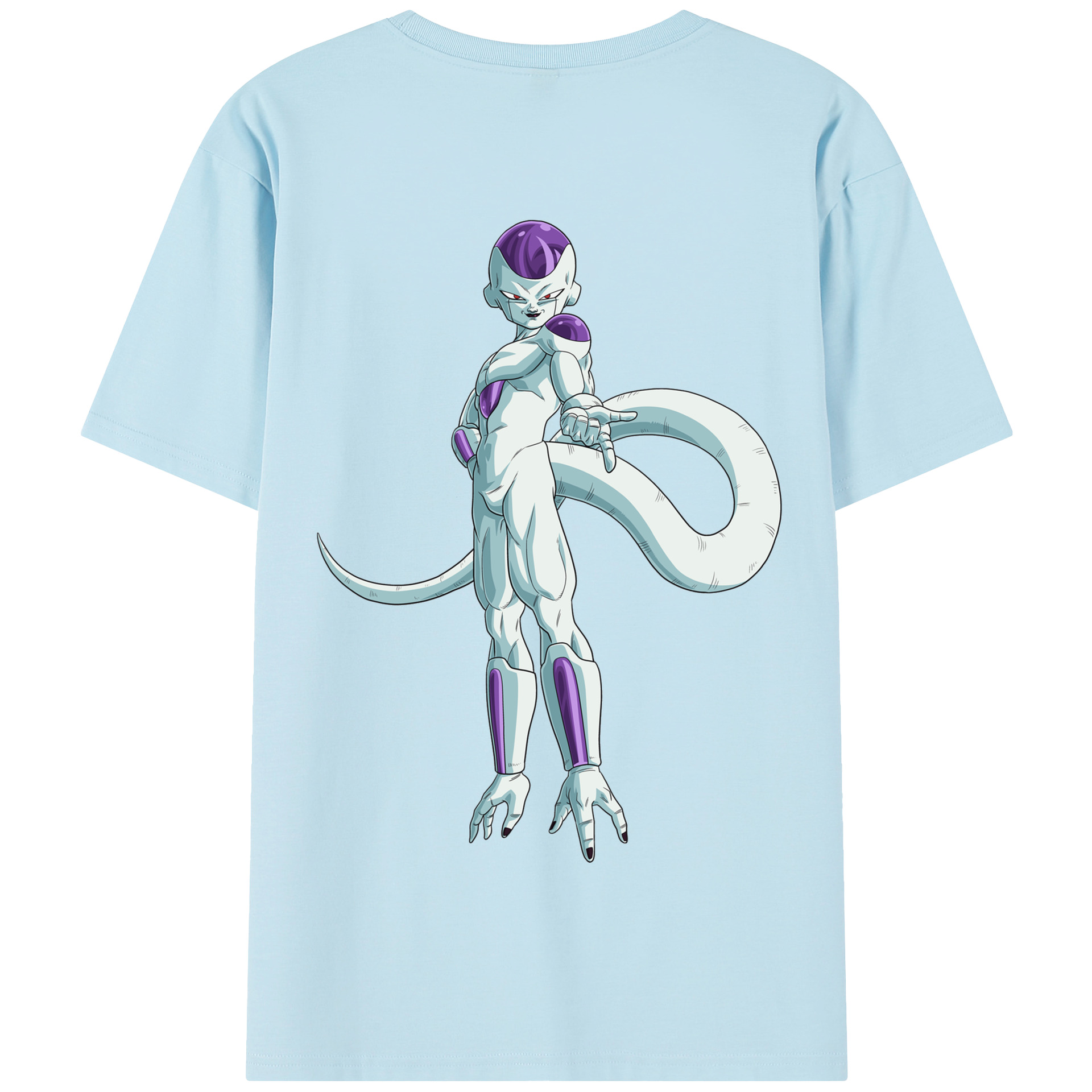 （画像用） ドラゴンボール フリーザ DRAGON BALL Frieza 綿100％半袖Tシャツ（背面プリント）